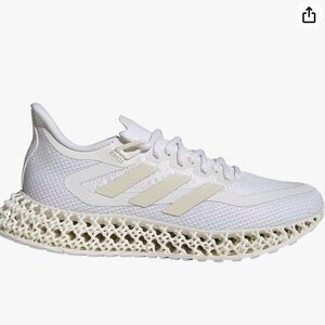 NWT 4DFWD 2W Adidas Women Core White Running Sneakers. Size 11